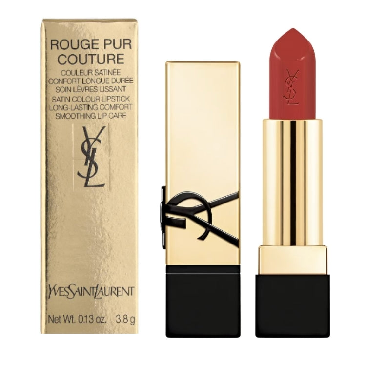 Yves Saint Laurent - Rouge Pur Couture - Couleur Satinée Confort Longue Durée Soin Lèvres Lissant - Satin Colour Lipstick Long-Lasting Comfort Smoothing Lip Care