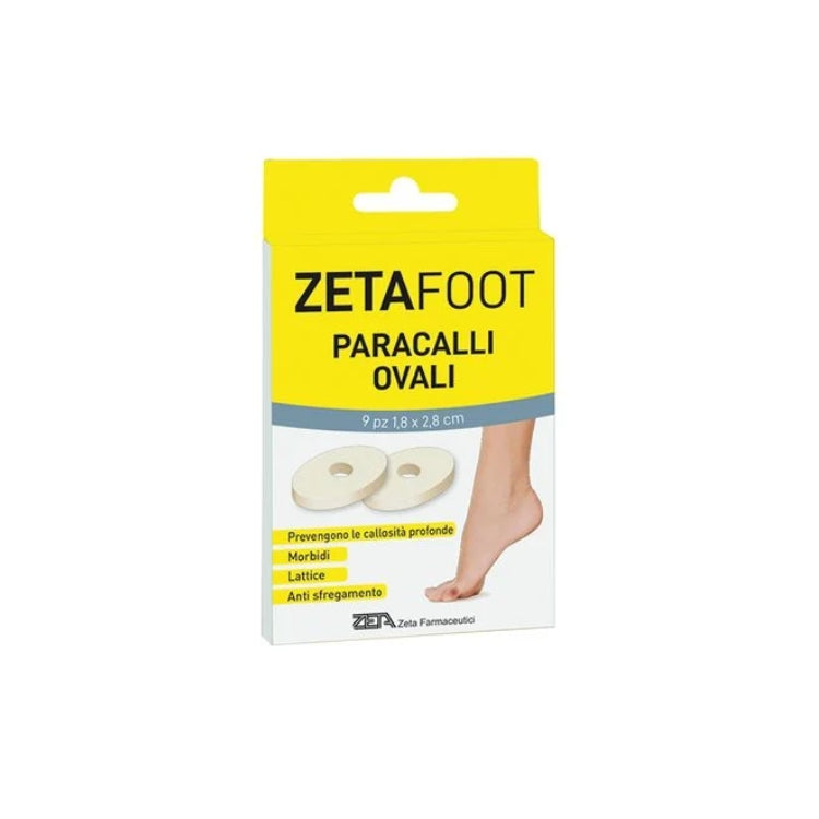 Zeta Farmaceutici - Zeta Foot - Paracalli Ovali - Prevengono Le Callosità Profonde - Morbidi-Lattice-Anti Sfregamento