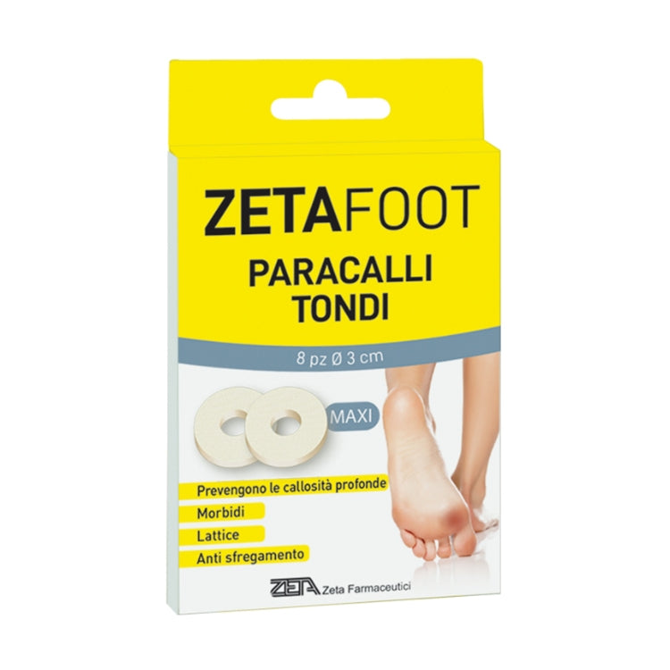 Zeta Farmaceutici - Zeta Foot - Paracalli Tondi - Prevengono Le Callosità Profonde - Morbidi-Lattice-Anti Sfregamento