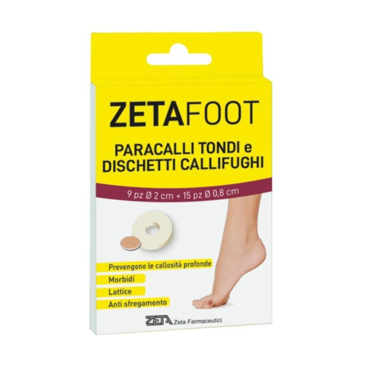 Zeta Farmaceutici - Zeta Foot - Paracalli Tondi + Dischetti Callifughi - Prevengono Le Callosità profonde - Morbidi-Lattice-Antisfregamento