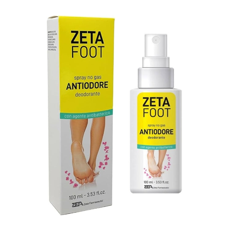 Zeta Farmaceutici - Zeta Foot - Spray No gas - Antiodore Deodorante - Con Agente Antibatterico
