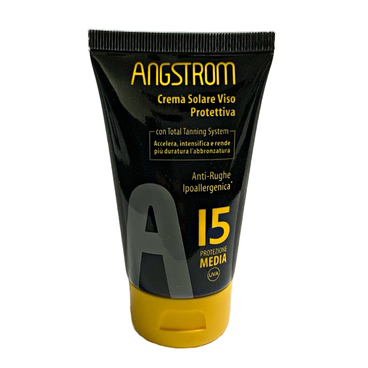 Angstrom - Crema Solare Viso Protettiva - 15 SPF Protezione Media