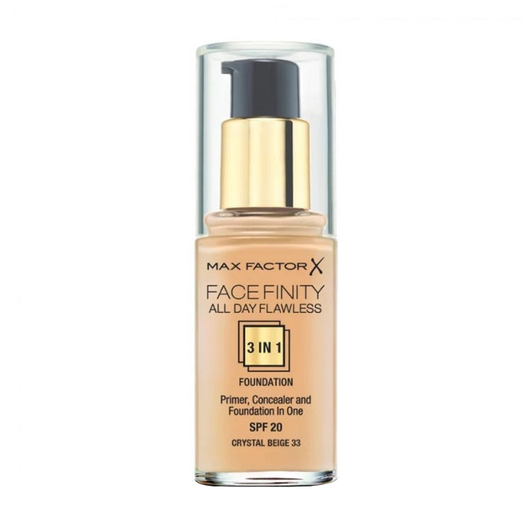 Max Factor - Face Finity All Day Flawless - 3 In 1 Foundation - Primer Concealer And Foundation In One SPF 20