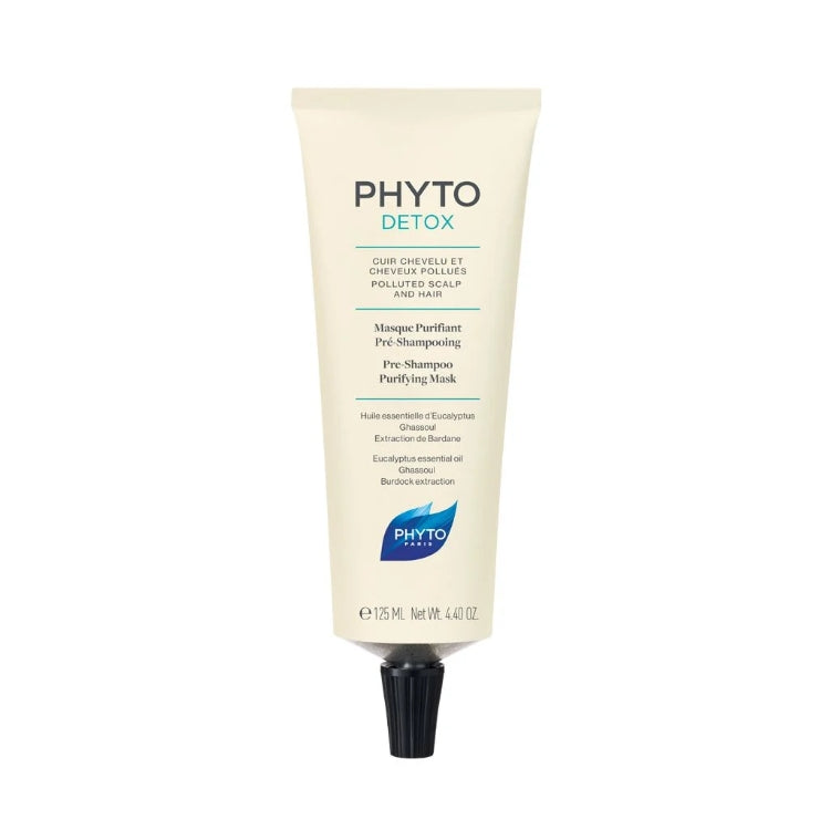 Phyto - Detox - Masque Purifiant Pre-Shampooing - Cuir Chevelu Et Cheveux Pollués