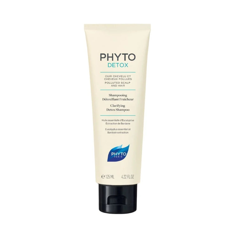 Phyto - Detox - Shampooing Détoxifiant Fraîcheur - Cuir Chevelu Et Cheveux Pollués