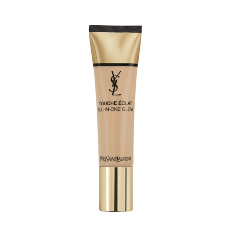 Yves Saint Laurent - Touche Éclat All-In-One Glow Foundation - Fond De Teint Frais Lumineux Couvrance Moyenne Naturelle Hydradation Longue Durée - Fresh Dewy Makeup Natural Medium Coverage Long Lasting Hydration - SPF 23/PA +++