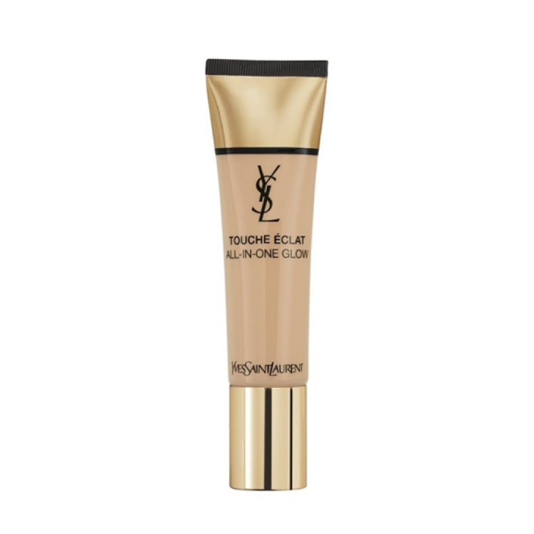 Yves Saint Laurent - Touche Éclat All-In-One Glow Foundation - Fond De Teint Frais Lumineux Couvrance Moyenne Naturelle Hydradation Longue Durée - Fresh Dewy Makeup Natural Medium Coverage Long Lasting Hydration - SPF 23/PA +++