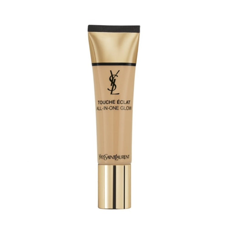 Yves Saint Laurent - Touche Éclat All-In-One Glow Foundation - Fond De Teint Frais Lumineux Couvrance Moyenne Naturelle Hydradation Longue Durée - Fresh Dewy Makeup Natural Medium Coverage Long Lasting Hydration - SPF 23/PA +++